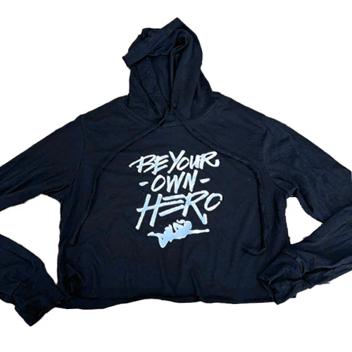 Be Your Own Hero Long Sleeve Crop - Image 3