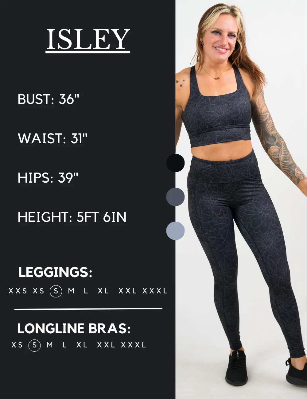 Lotus Leggings | Black - Image 5