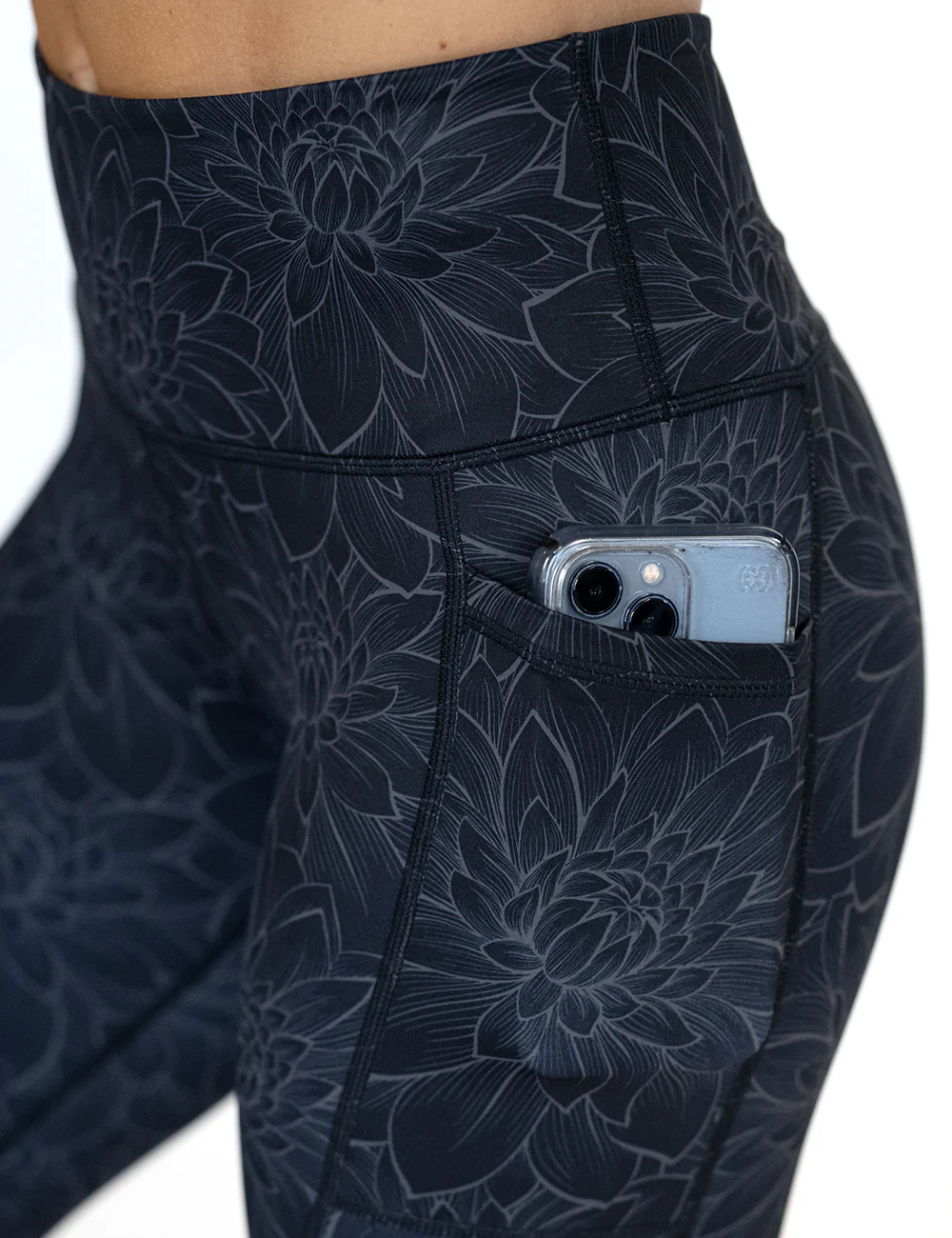Lotus Leggings | Black - Image 7