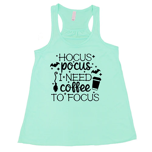 Hocus Pocus I Need Coffee To Focus Shirt - Image 4