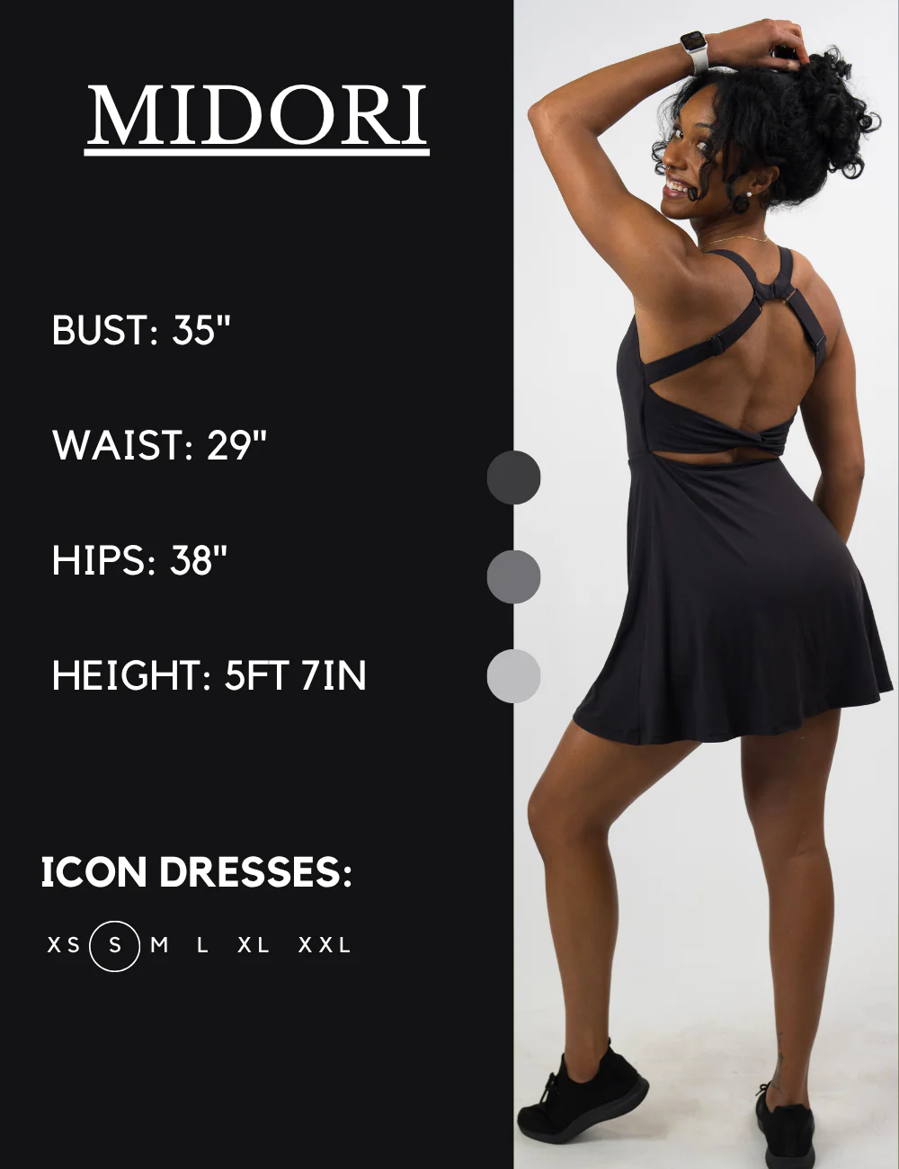 Icon Dress | Black - Image 3
