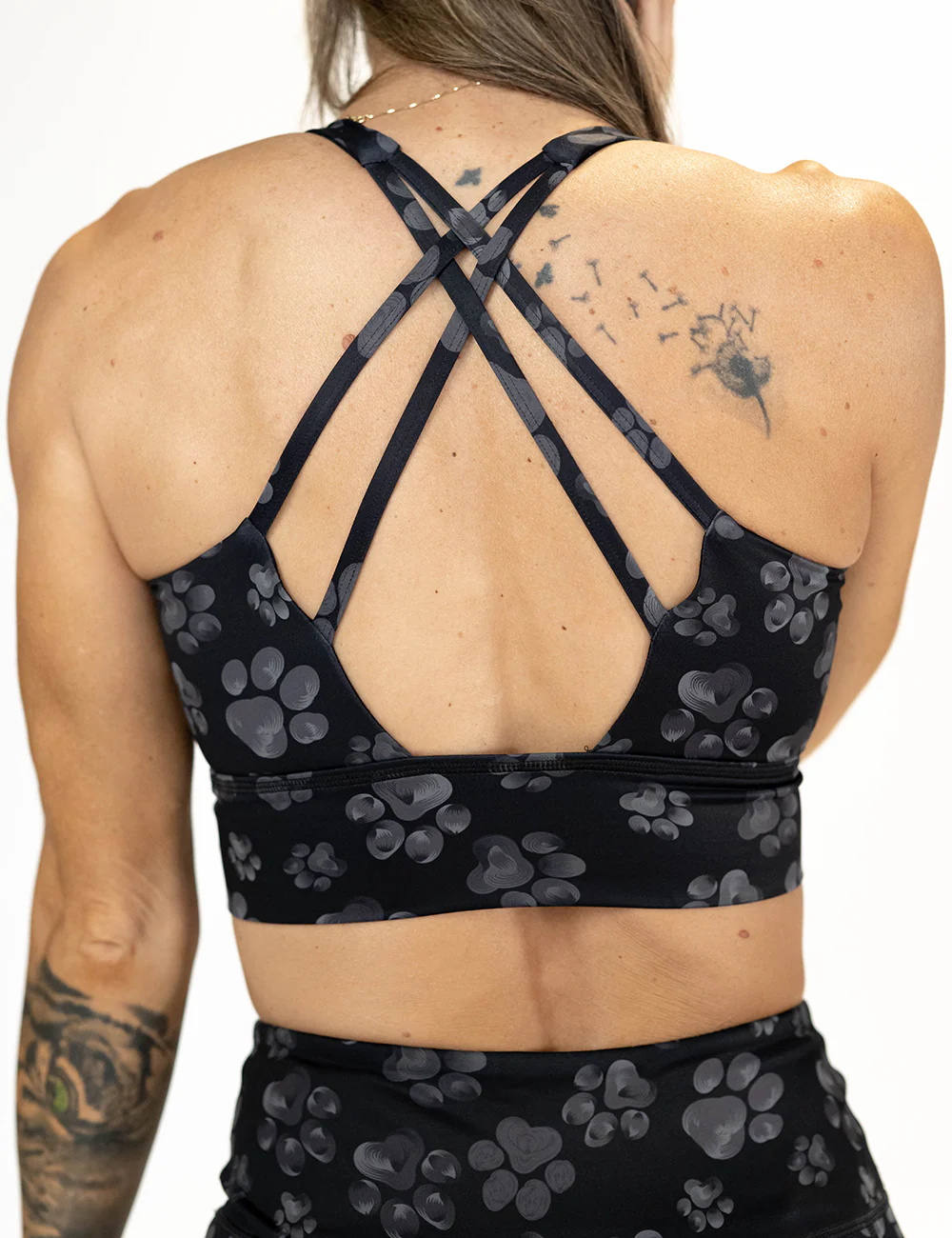 Longline Bra | Paws Off | Shadow - Image 3