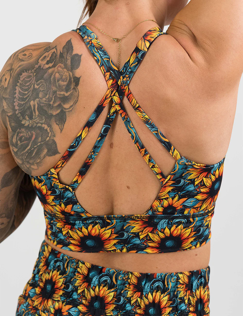 Longline Bra | Wild Sunflower - Image 3
