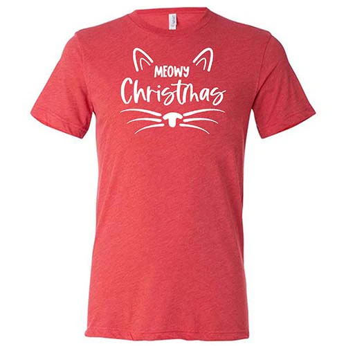 Meowy Christmas Shirt Unisex - Image 7