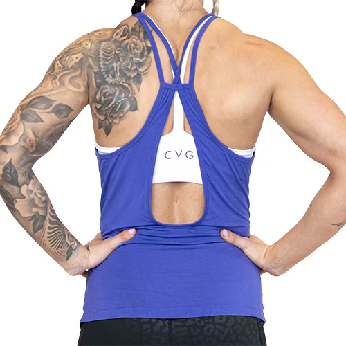 Open Back Tank | Violet - Image 4