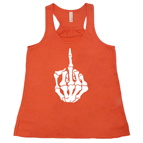 Skeleton Middle Finger Shirt - Image 3