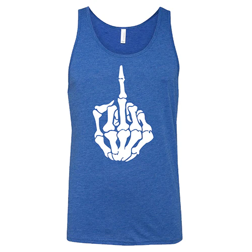Skeleton Middle Finger Shirt Unisex - Image 5