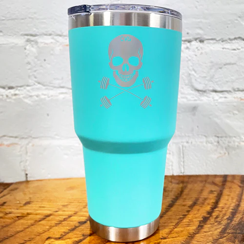 Tumbler | Skull & Barbell Crossbones - Image 8